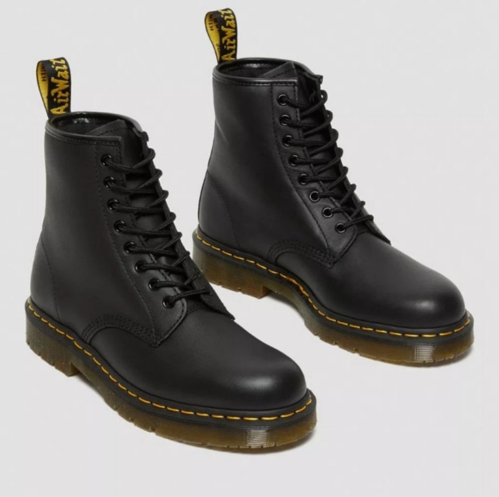 Dr. Marten's Limited Edition Cultivate Care Luana Black Combat Boots